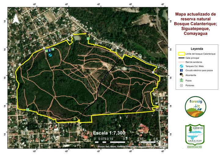 Mapa actualizado Calanterique