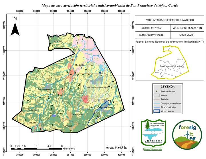 Caracterización territorial e hídrico-ambiental de San Francisco de Yojoa